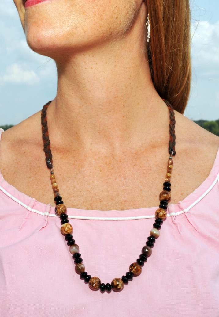 Deerskin Lace Spool 1/8" x 50 ft Black - Craft Jewelry Garment Leather Lace