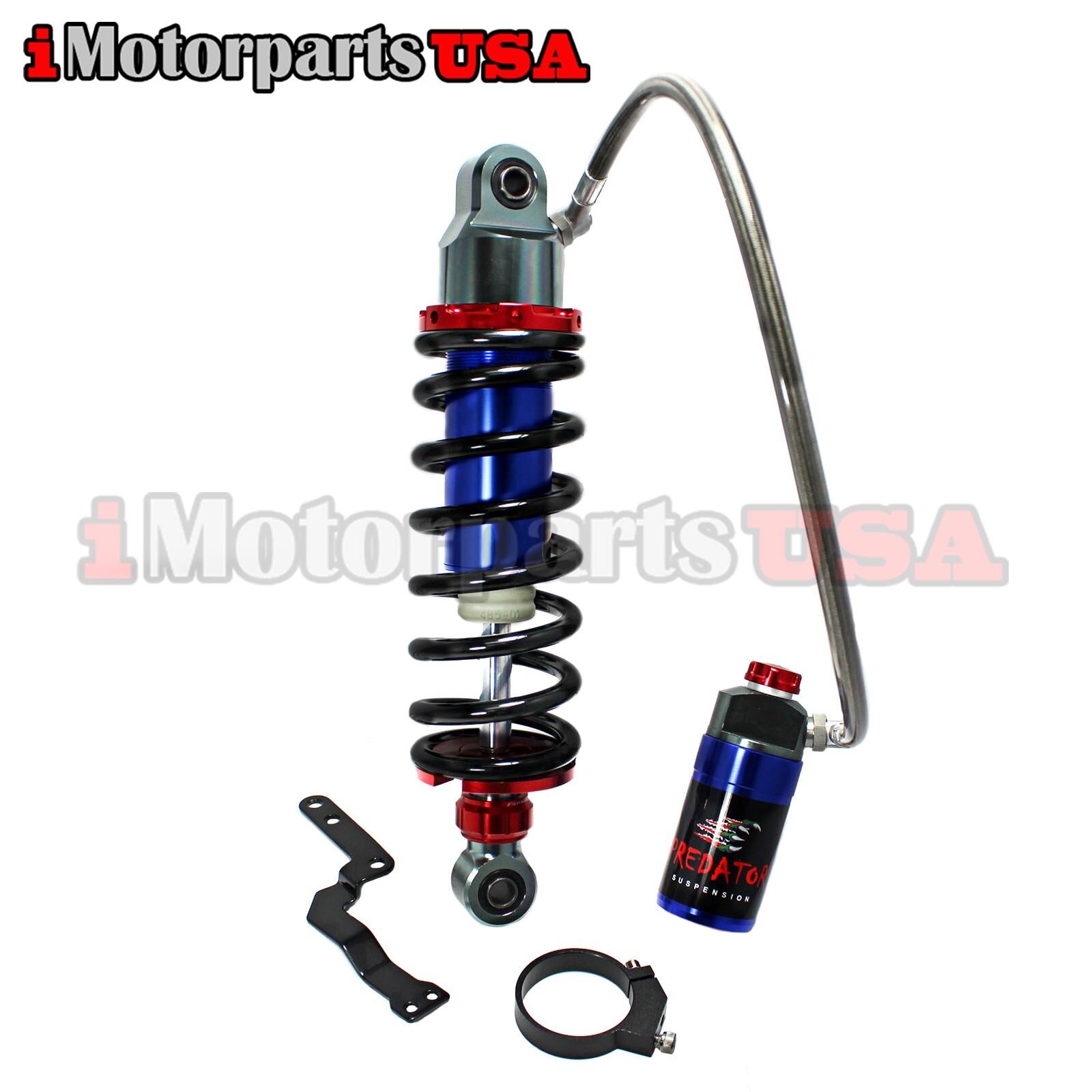 PERFORMANCE FRONT & REAR AIR SHOCKS ABSORBER SET FOR YAMAHA WARRIOR YFM 350 ATV