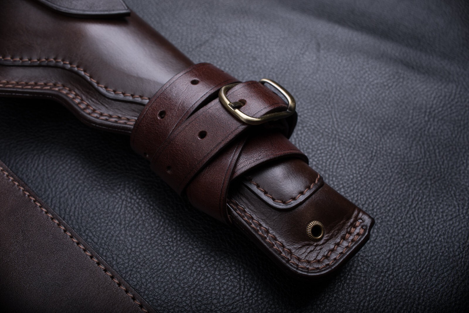 Luger P08 Artillery Custom Made Leather Drop-Leg Holster | Vintage Look Unique