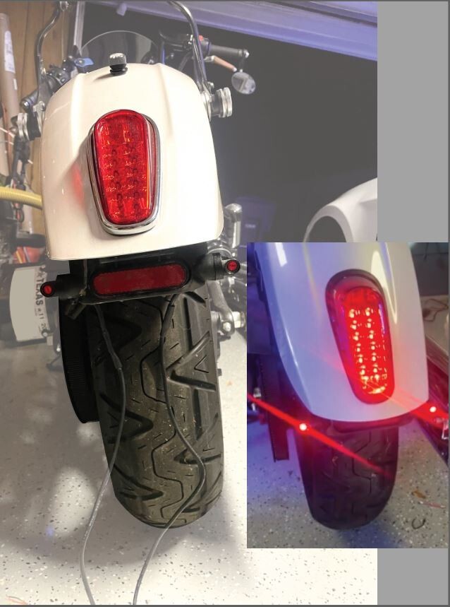 Micron RED LED Turn Signals Indicators Indian Scout/Rogue/Scout Bobber