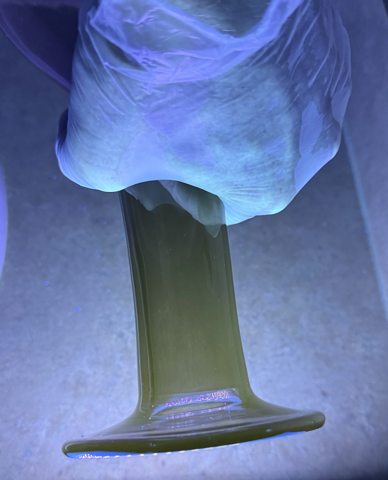 Charcoal Smoke 💨 Vintage Glass Vase 🏺 or Decanter No Stopper Gray Green 🖼️