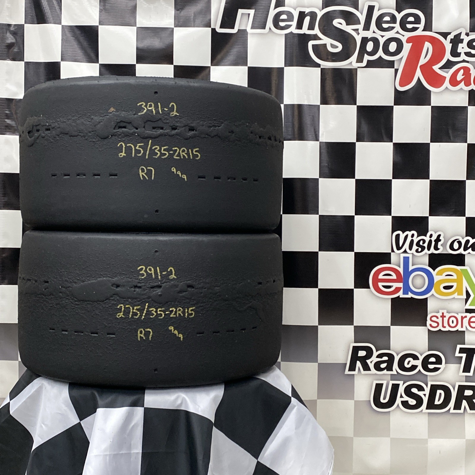 391-2 USDRRT HOOSIER DOT    Road Race  Tires   275/35-ZR15  R7