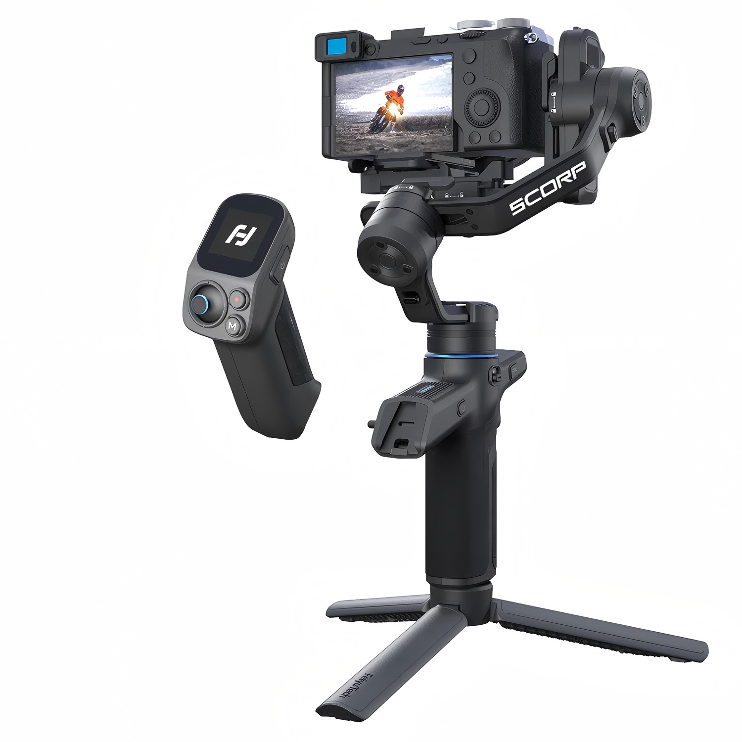 Feiyu SCORP Mini 3 Pro - AI Gimbal Stabilizer for Sony Canon Vlogging Cameras