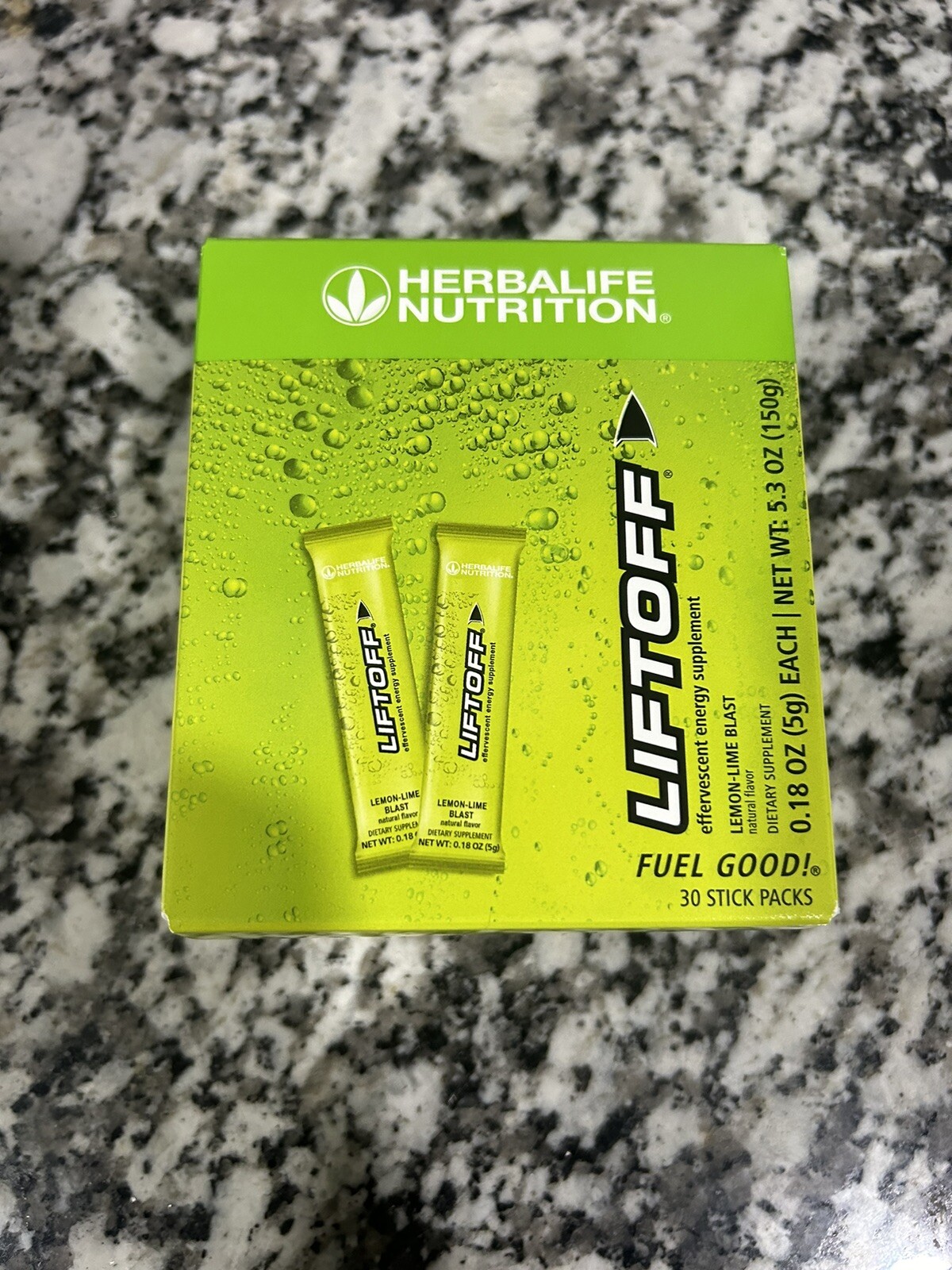 Liftoff Pomegranate Berry Burst Orange Lime Tropical 30 Stick Energy New Sealed