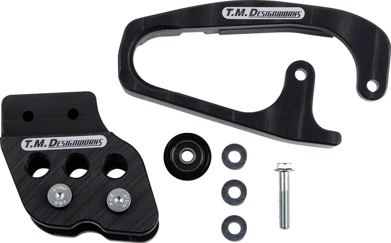 T.M. DESIGNWORKS Chain Guide/Slider - TRX450 - Black HCP-80K-BK