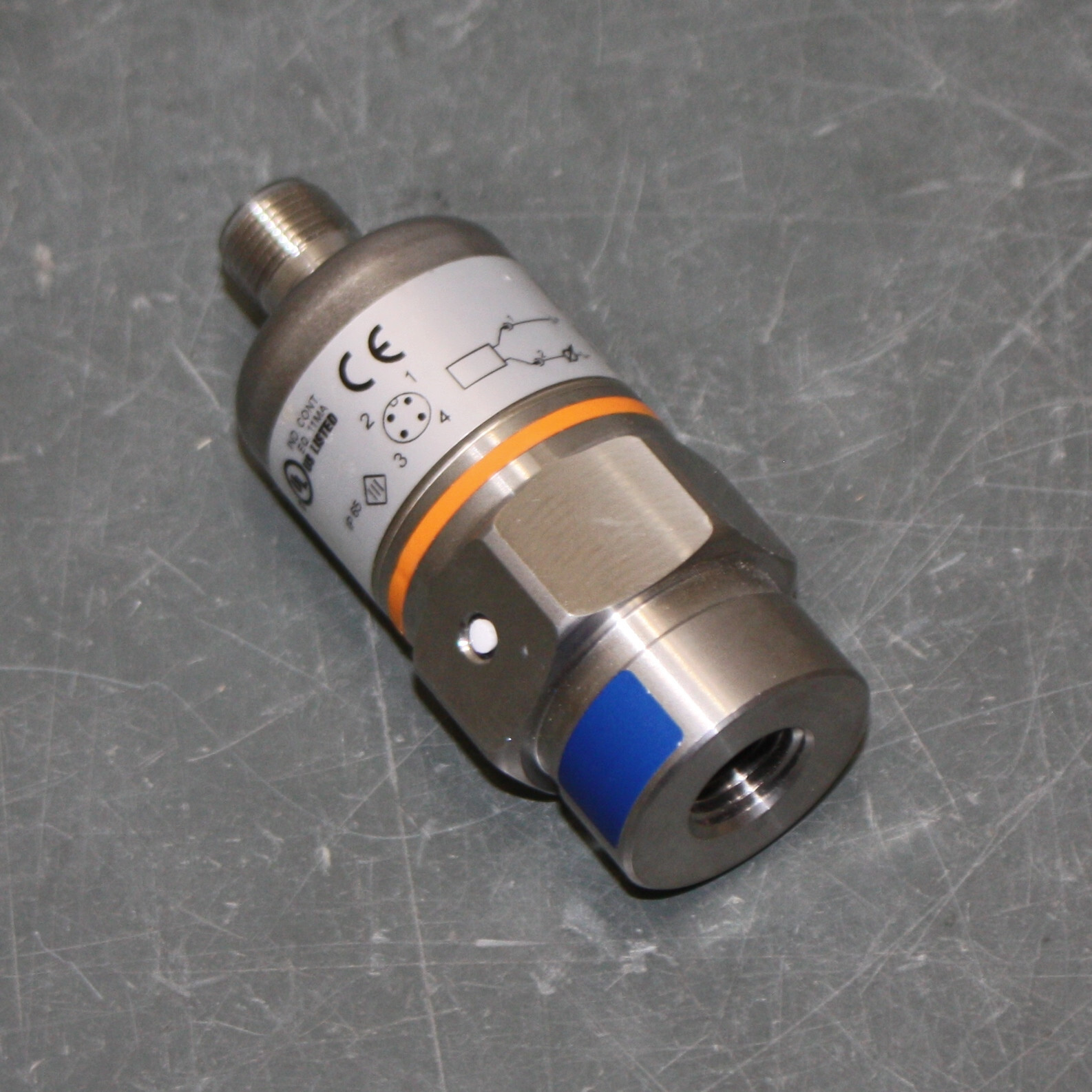 IFM Efector Electronic Pressure Transmitter PA3223, 1/4" NPT Port, 4 to 20 mA