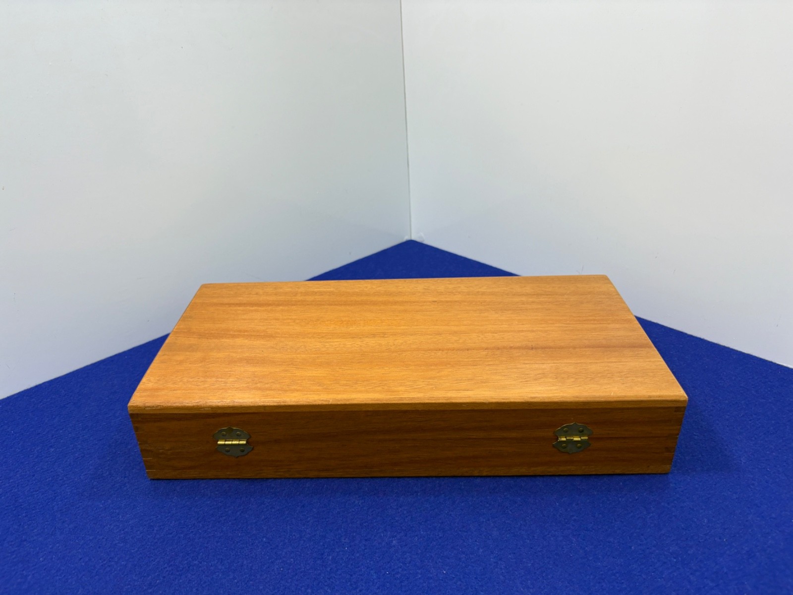 Smith & Wesson Model 29 8 3/8" Wood Presentation Case Blue Velvet