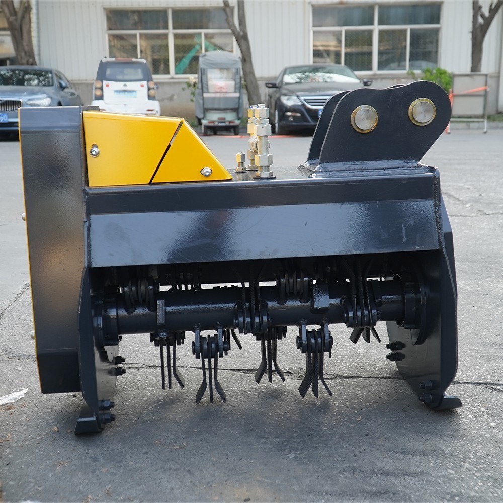 Mini Excavator Flail Mower Attachment with Two Hydraulic Hoses Free Shipping