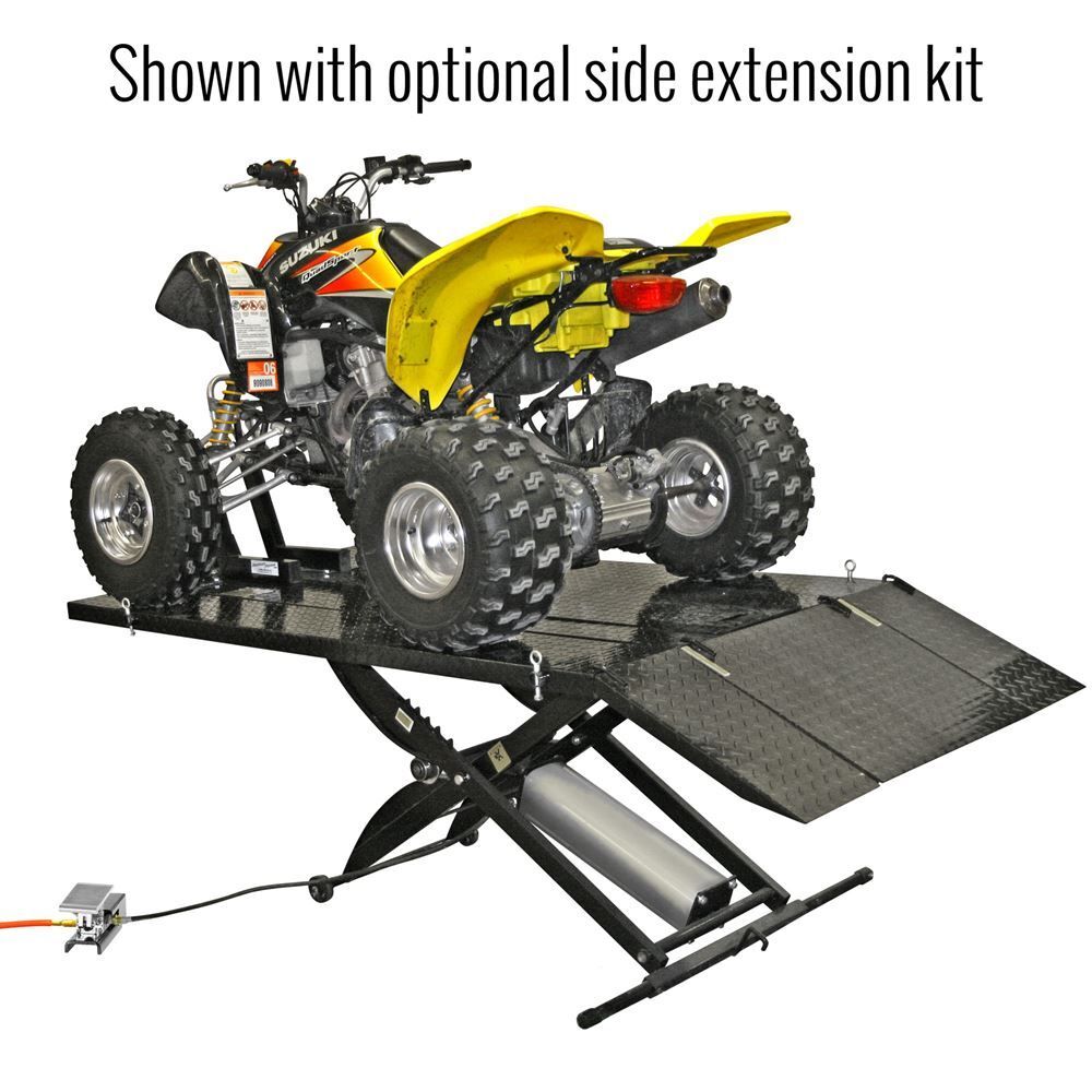 20" Motorcycle Table Lift Side Extension Kit for ATV Servicing Use BW-1000A-SID