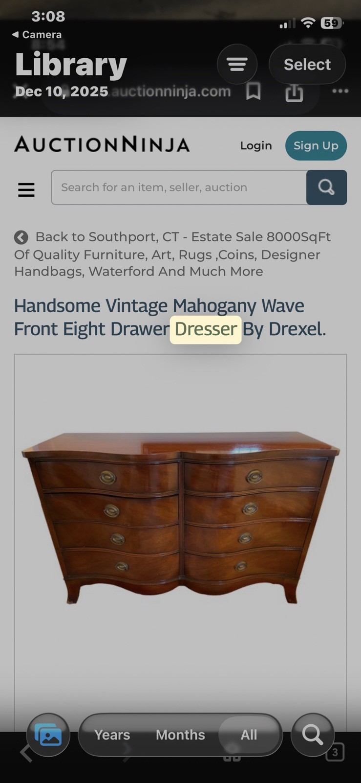 Antique Drexel Dresser