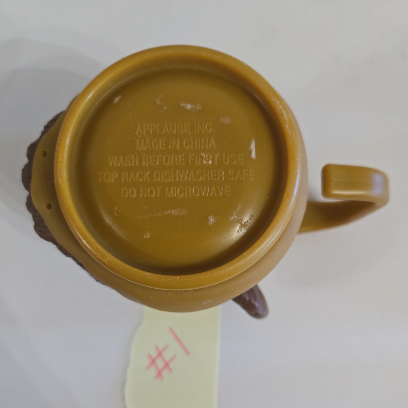 EWOK Mug Cup Star Wars Return of the Jedi 3D Plastic 3.5" Applause 90's