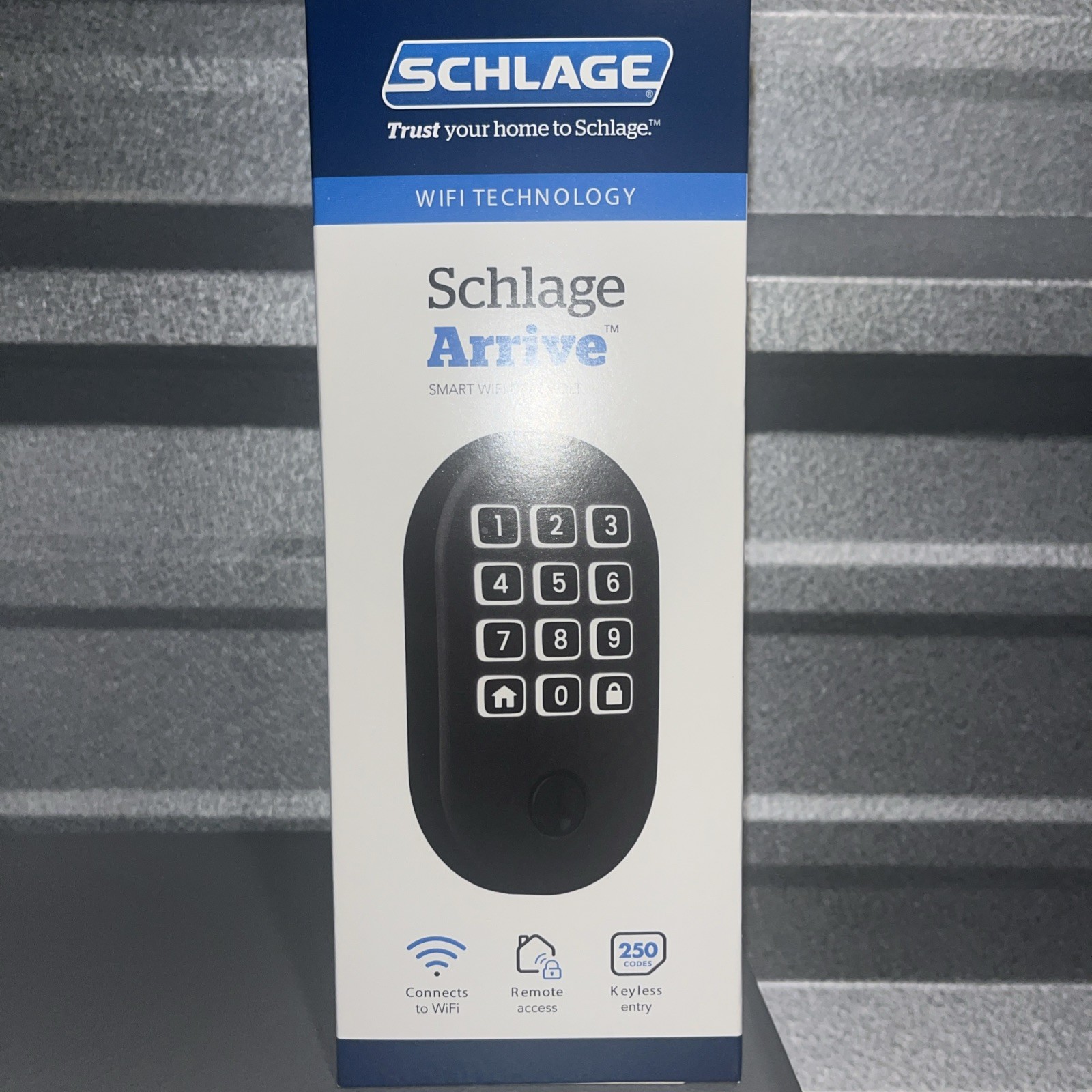 SCHLAGE ARRIVE - Remsen Matte Black - Smart Wifi Deadbolt lock *NEW and SEALED*