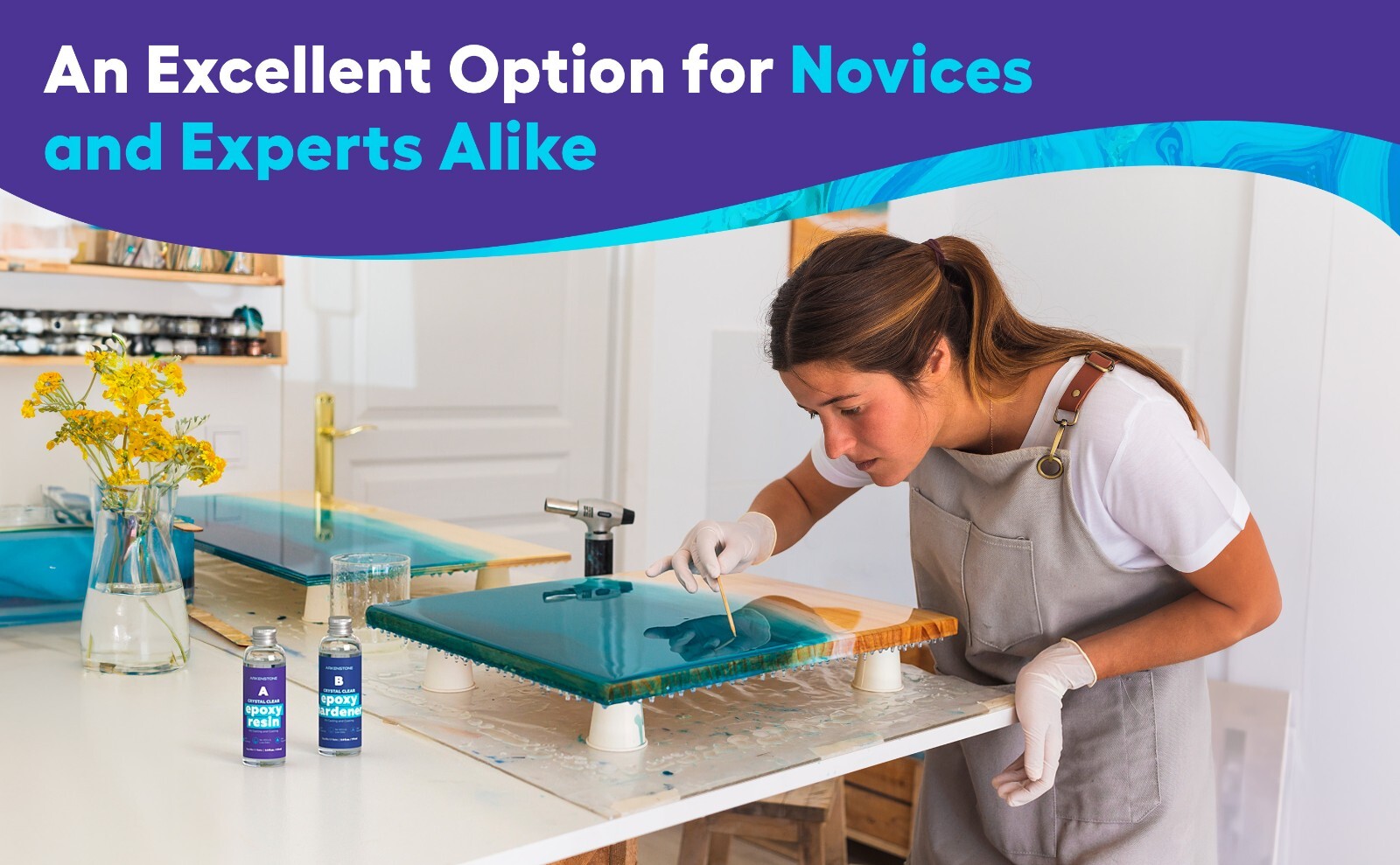 Crystal Clear Epoxy Resin Kit - 11.8 Oz