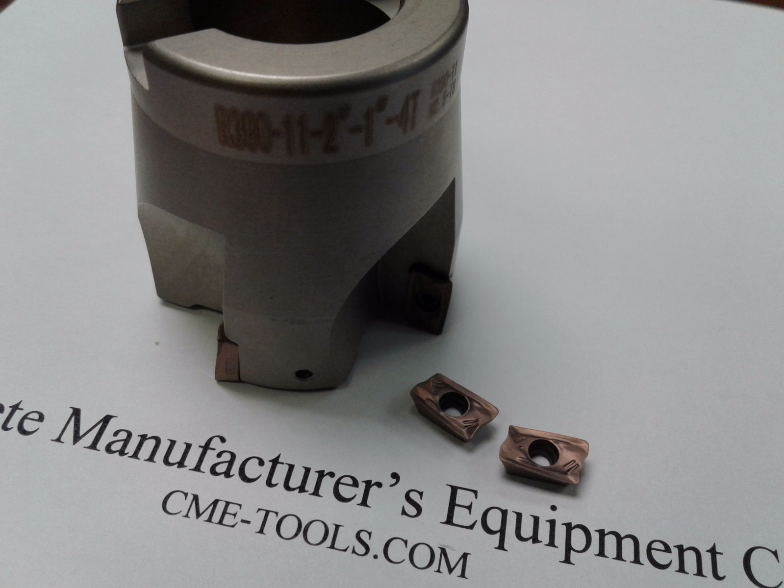 2" 90 degree indexable face mill, shell mill Sandvik R390-11T308 #506-SDVK-2