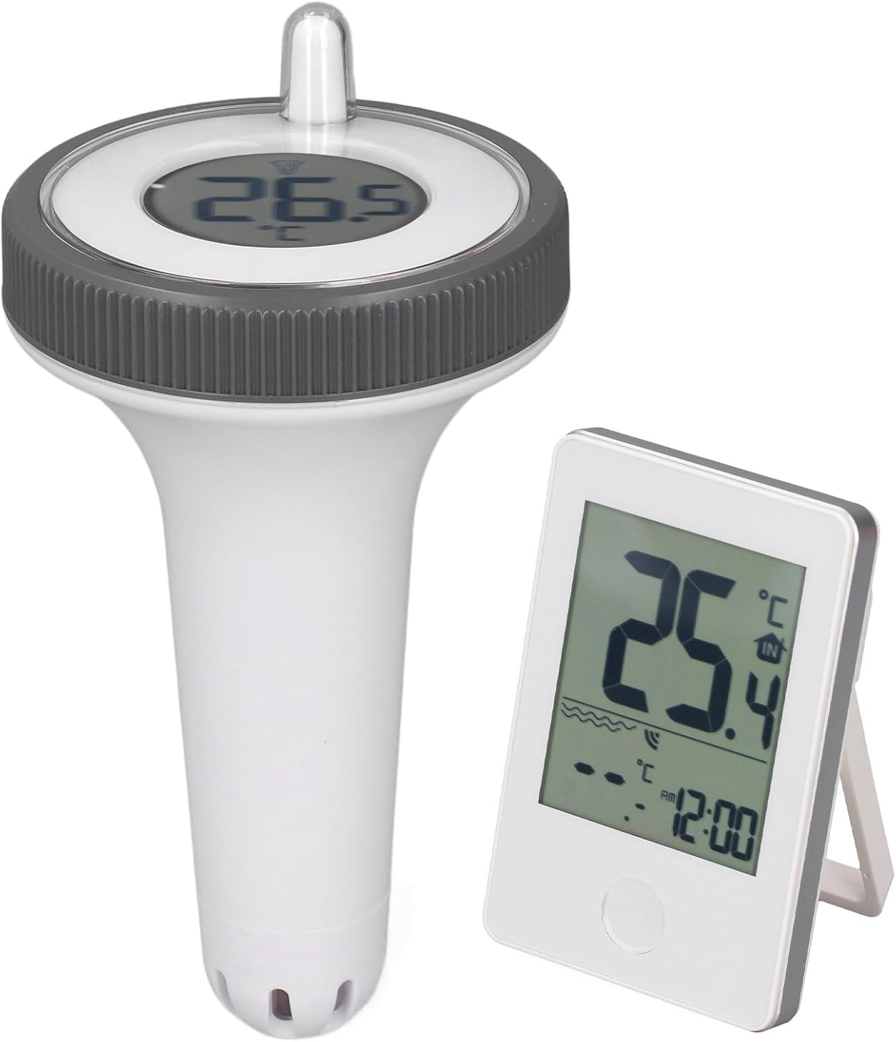 Wireless Floating Pool Thermometer Digital Monitor for Swimming Pool FJ3351A