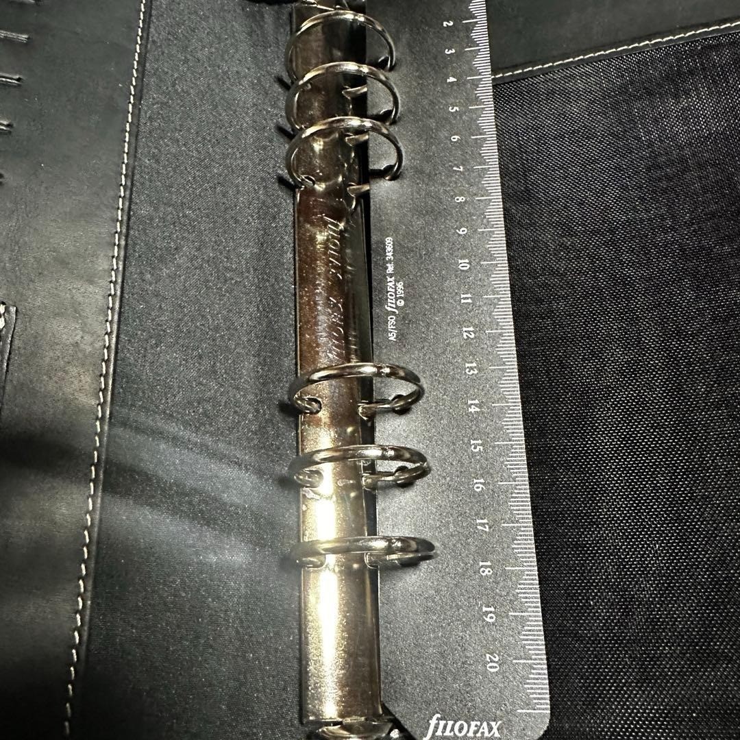 Filofax Hamilton ZIP A5 Leather Organizer Genuine Leather Excellent Condition