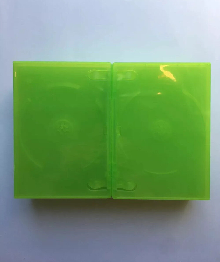 New 15 XBOX 360 Translucent Green Replacement Video Game Storage Shell Cases
