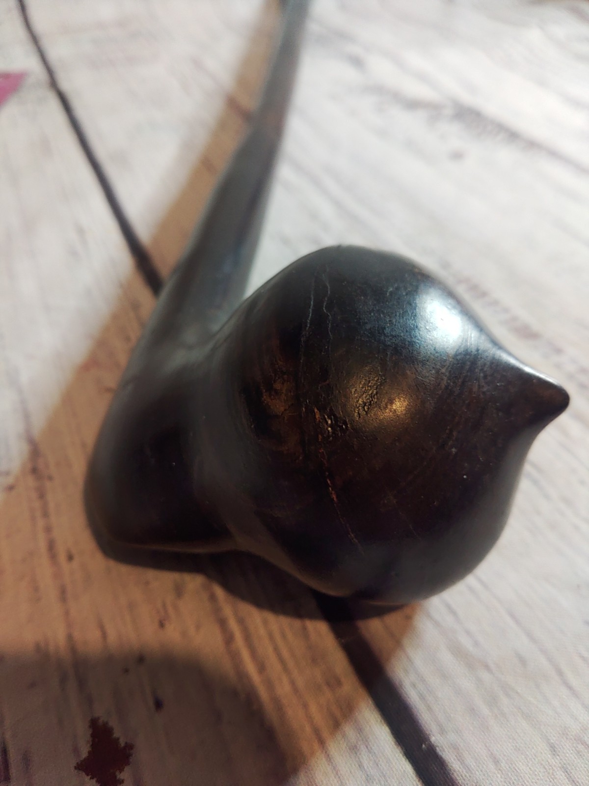 African Traditional Tribal Maasai Handi-crafted Hardwood Rungu 21”