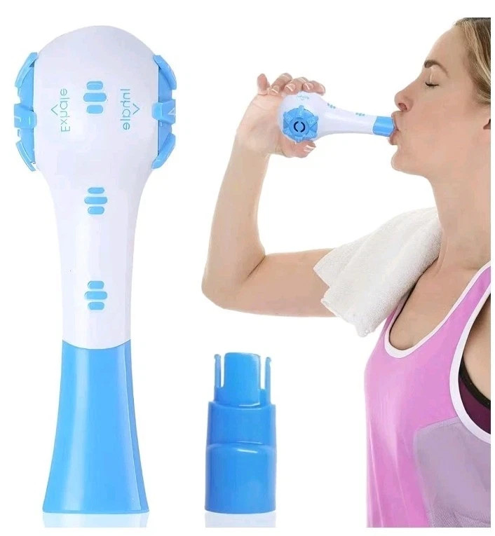 Breathing Exerciser Respiratory Trainer Lung Strength Device Portable Breather