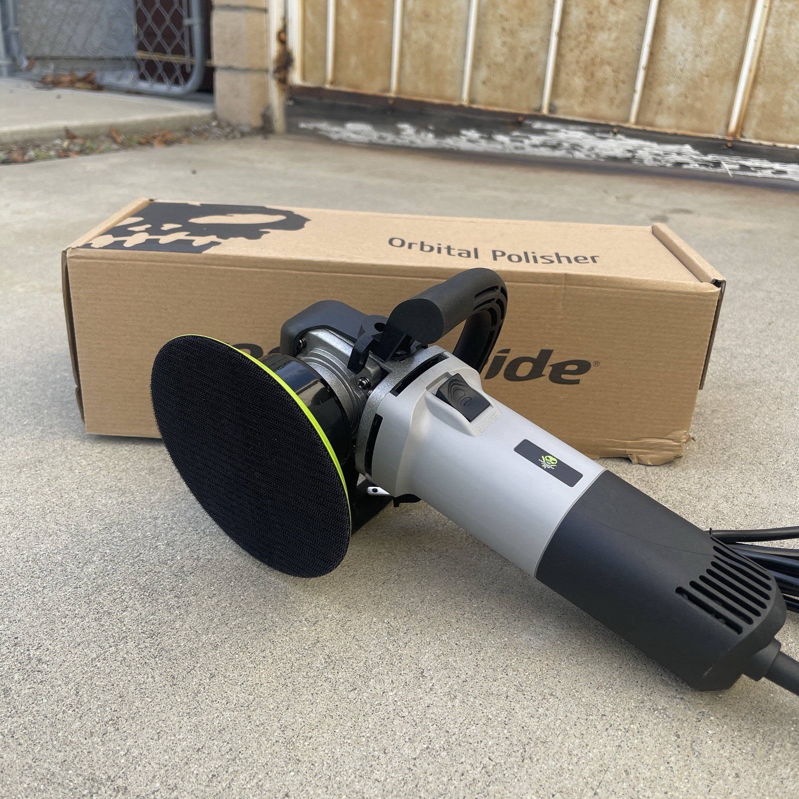 6 inch Buffer Polisher,6 Variable Speed , 120 Volt Orbital Polisher 2500-7400RPM