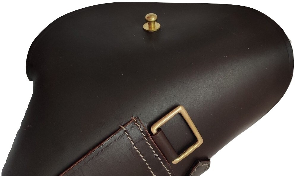 British WWI & WWII .455 Webley Revolver BROWN Leather Holster