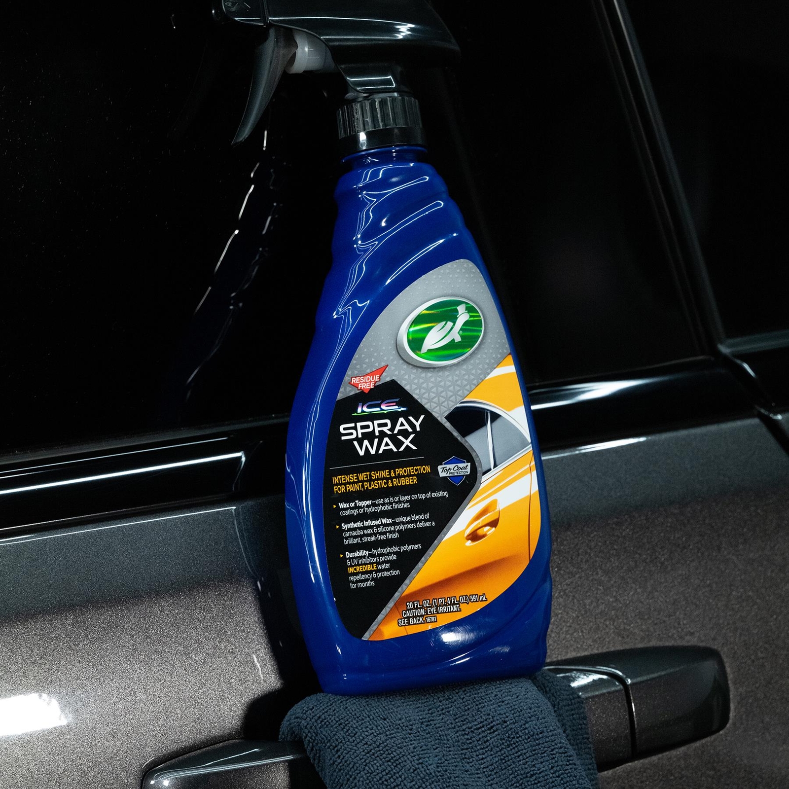 Turtle Wax Ice Spray Wax High Shine Long Lasting Car Wax 20 Fl Oz (2 Pack)