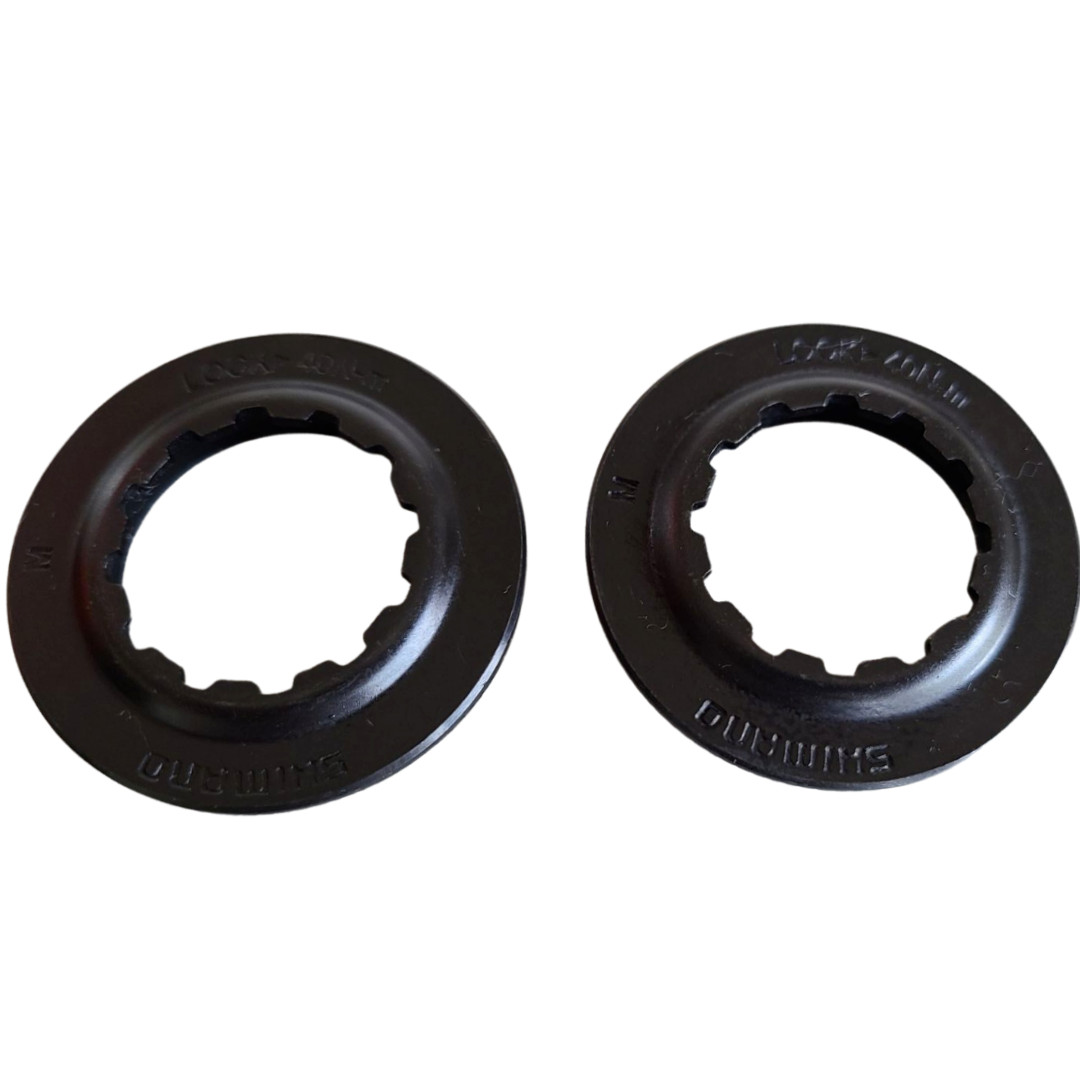 Shimano Centerlock Disc Brake Rotor Lock Ring Black MTB ROAD 2PCS MTB Fit Sram
