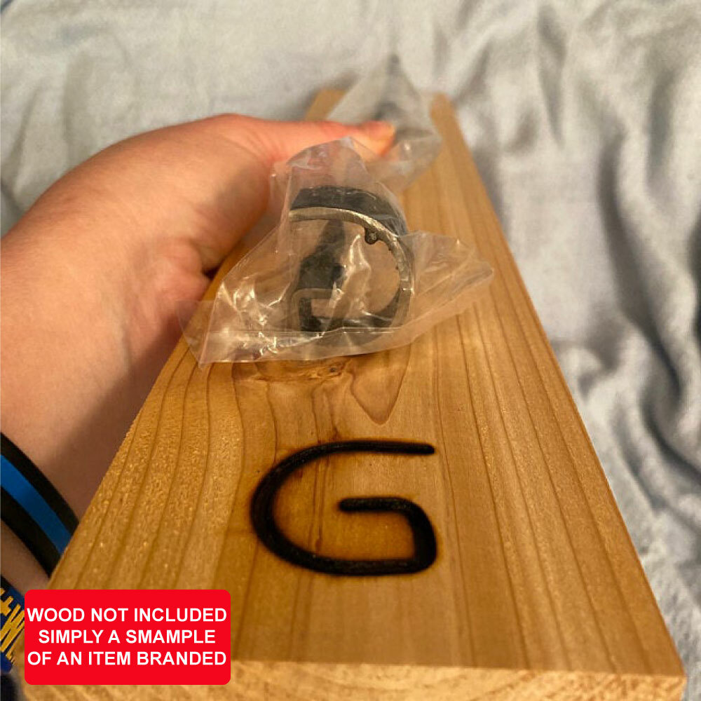 Personalized Letter Branding Iron | Steak, Wood, Burgers & Buns | Steak Brand