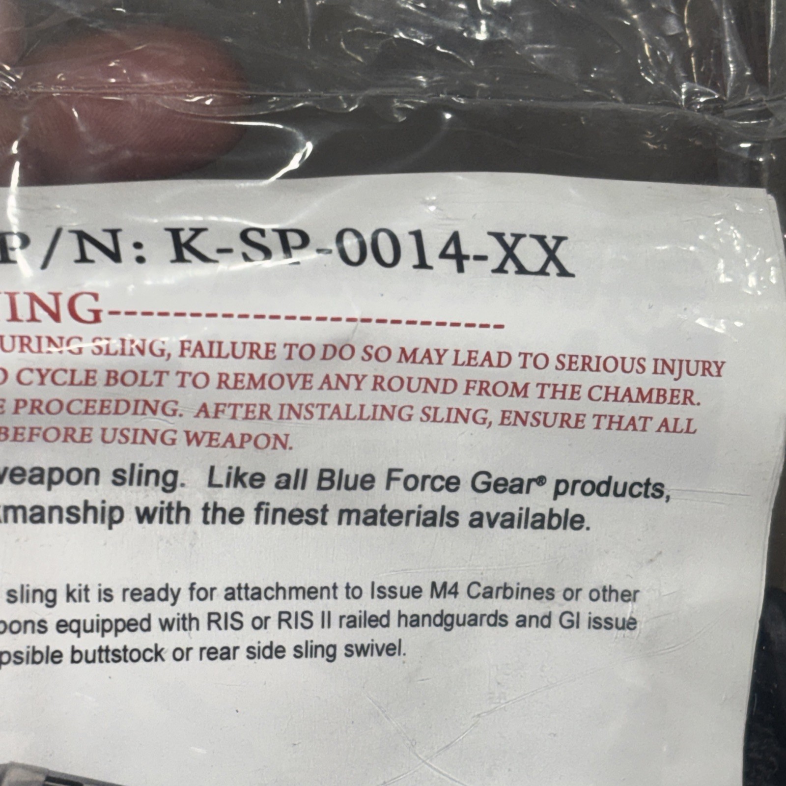Vickers Combat Sling 2-point Blue Force Brand New Sealed
