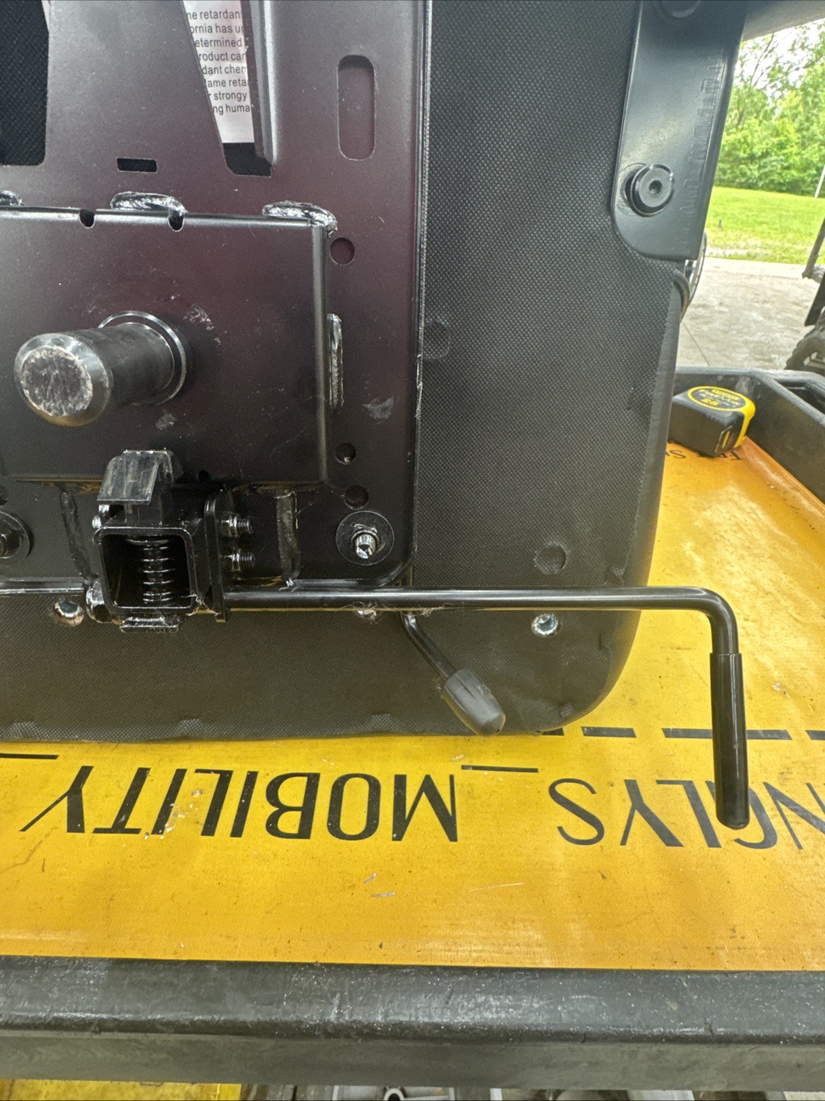 🥇Golden Companion Seat 18" X 16" ~NICE~ Armrest & Seat Mount!! *L@@K WoW*