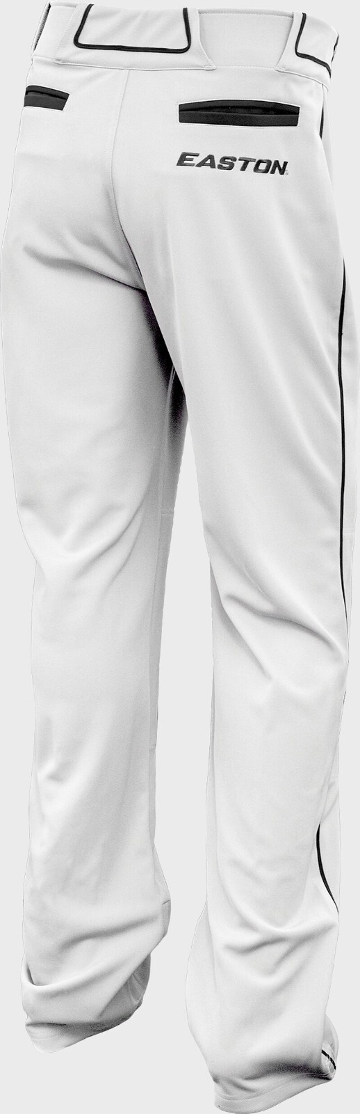 Easton Mens Softball / Baseball Walk-Off Piped Pants White / BLACK - XXL 42"-45"