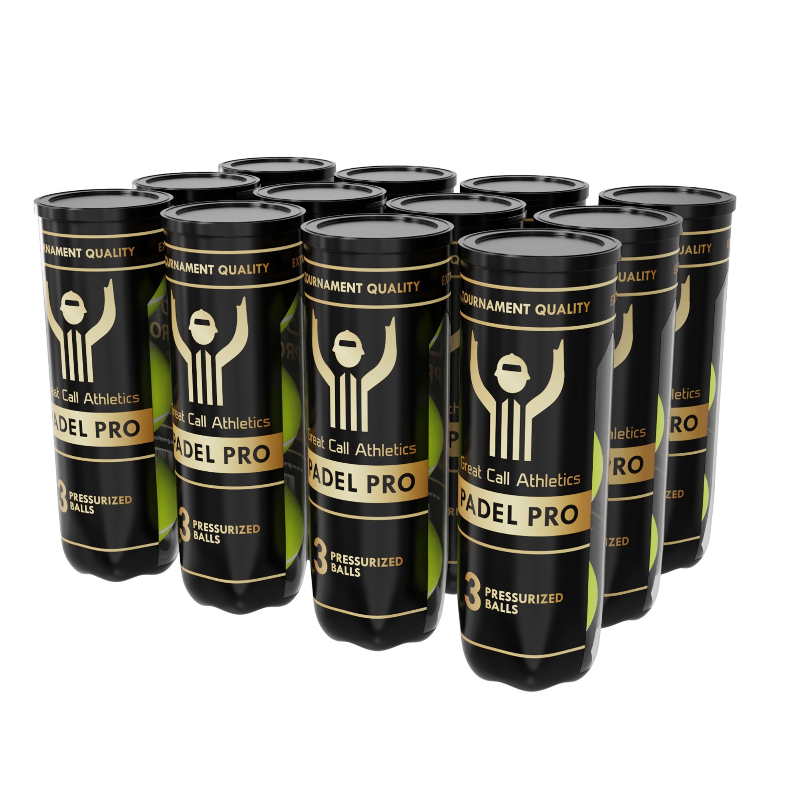 Great Call Athletics | Padel Pro 3 Ball Can | Professional Tournament Quality