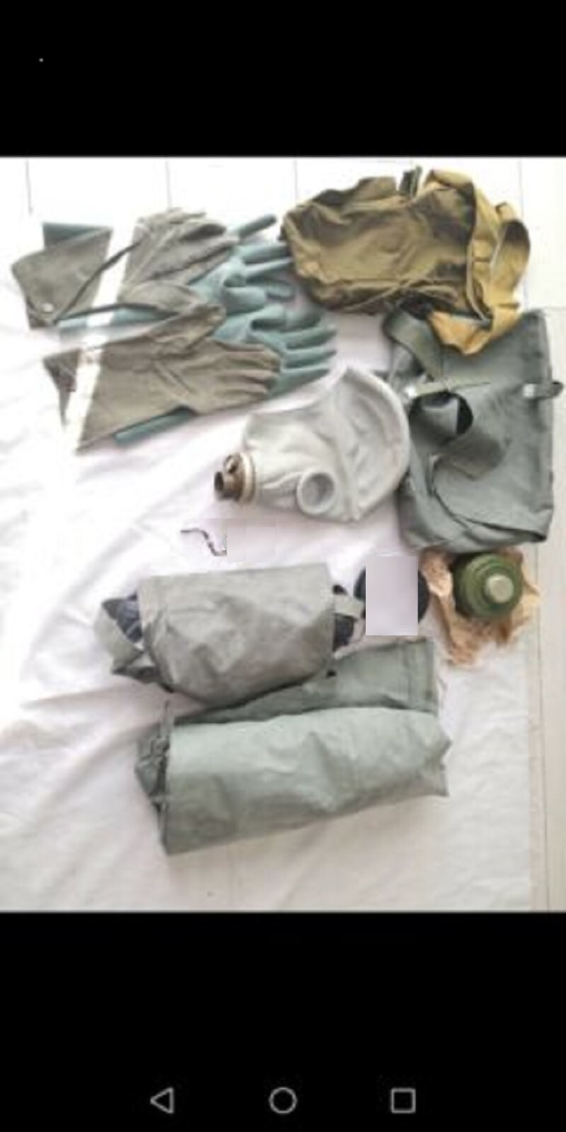 CHERNOBYL LIQUIDATOR BIOROBOT NBC SUIT OM-14 GAS MASK FP5 FILTER ID11 DOSIMETER