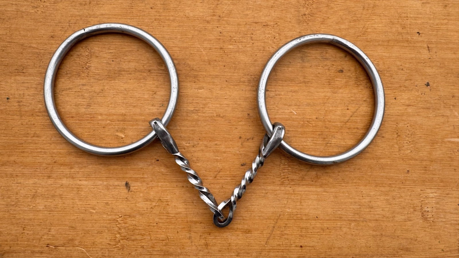 Corkscrew Twisted Loose Ring Western Snaffle Bit ~ 5"