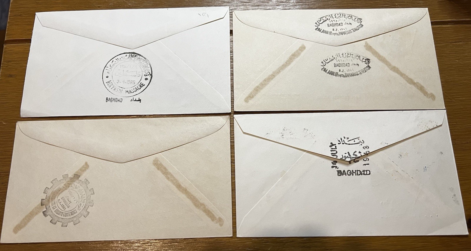 IRAQ -FDC- 1965-68- DIFFERENT SUBJECTS-