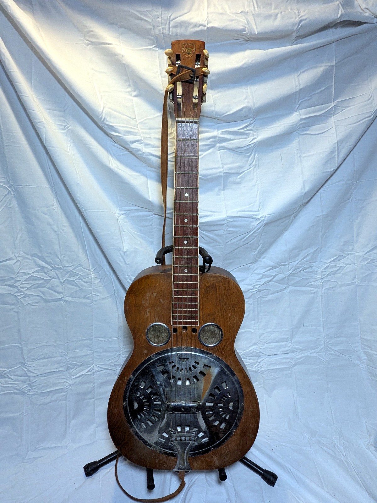 1930's Dobro Model 55 Resonator Round Neck Custom Painted Body and Case