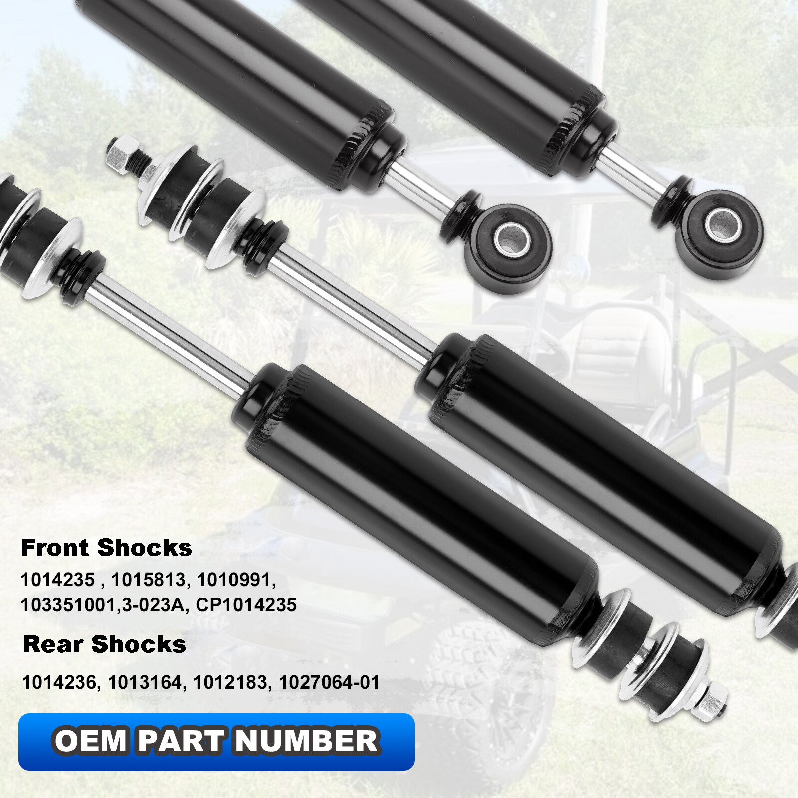 Golf Cart Front Rear Shock Absorber For Club Car DS 1988-up Precedent 2004-up