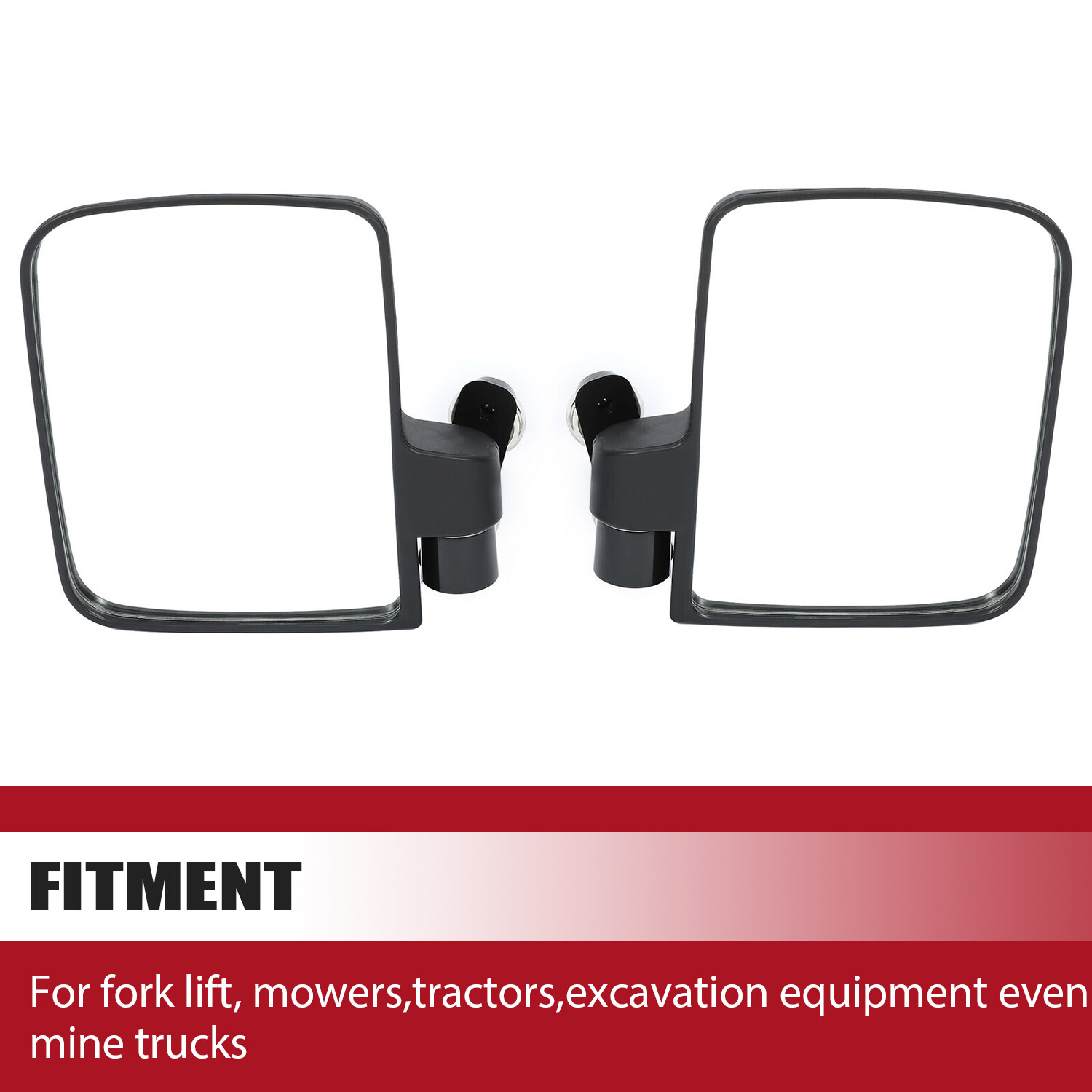 220lb Universal Magnetic Tractor Side Mirrors LH+RH For Kubota John Deere Mower