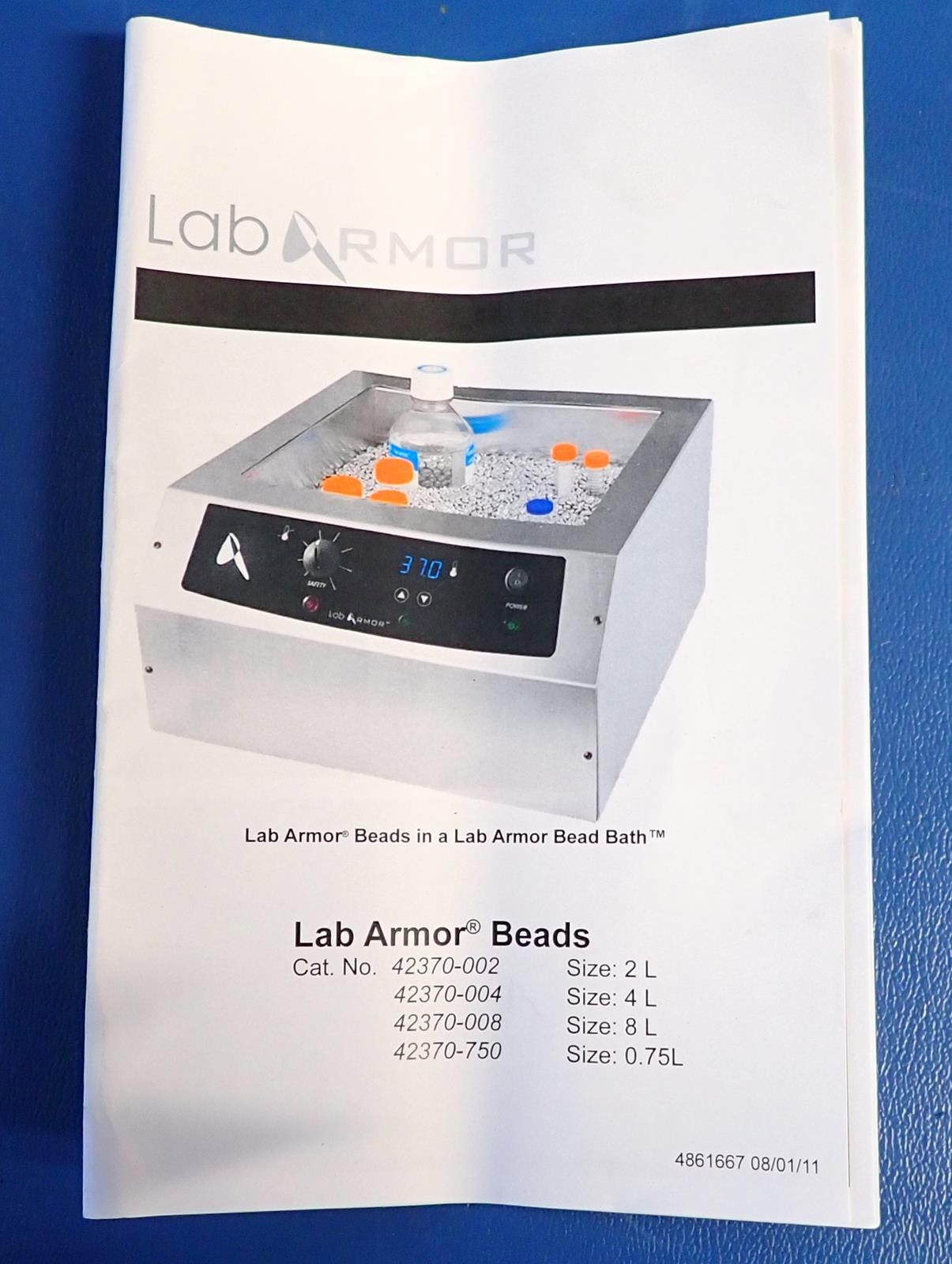 LAB ARMOR 42370-002 2 Liters, Metallic Water Bath Beads | New Open Box!