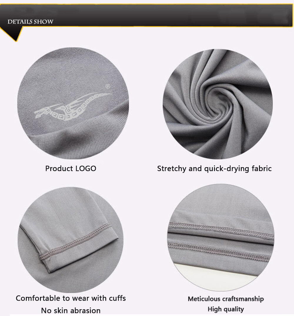 NEW Men Long Sleeve Quick Dry Compression Shirt Gym Tops Under Base Layer Tights