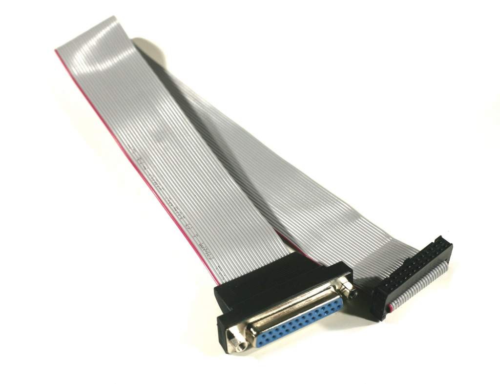 16In DB25F Parallel Port Expansion to 26 Pin Motherboard Header IDC26 Cable