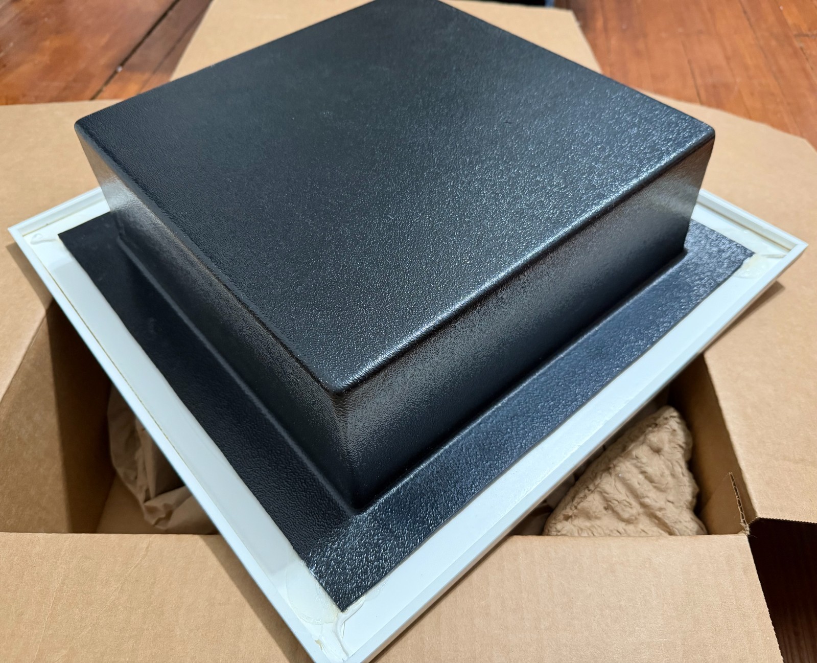 FlexStone 17 in. x 17 in. Square Recessed Shampoo Caddy in Calypso