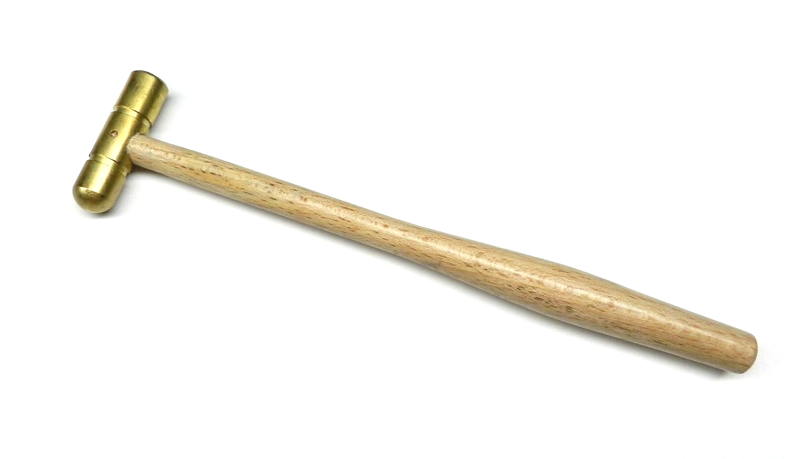Brass Hammer Small Flat Face & Domed Head 2oz Solid Brass Jewelry Work Hammer