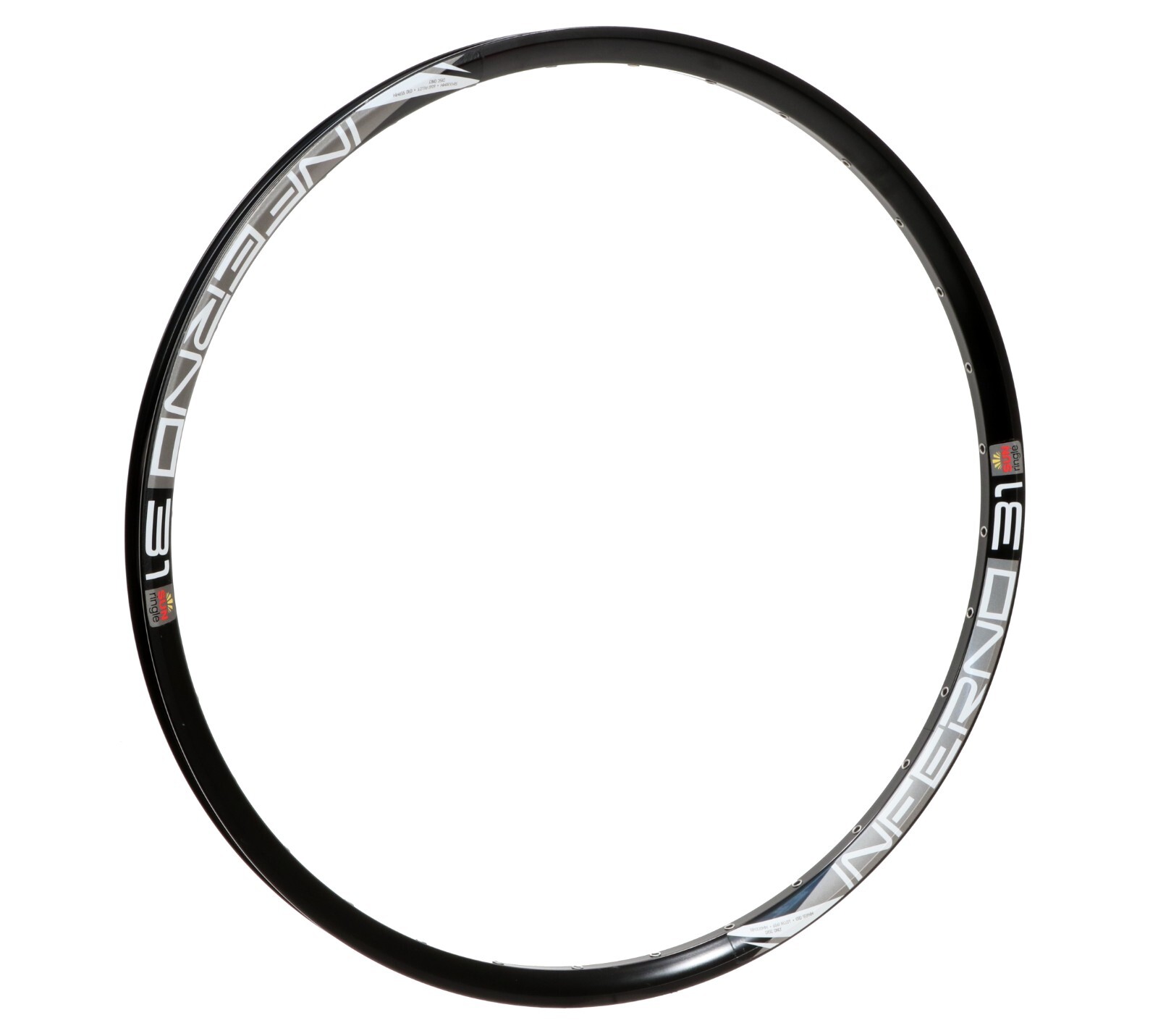 Sun Ringle Inferno 31 Rim 27.5" 650b Alloy 32H Black Eyeleted Double Wall NEW