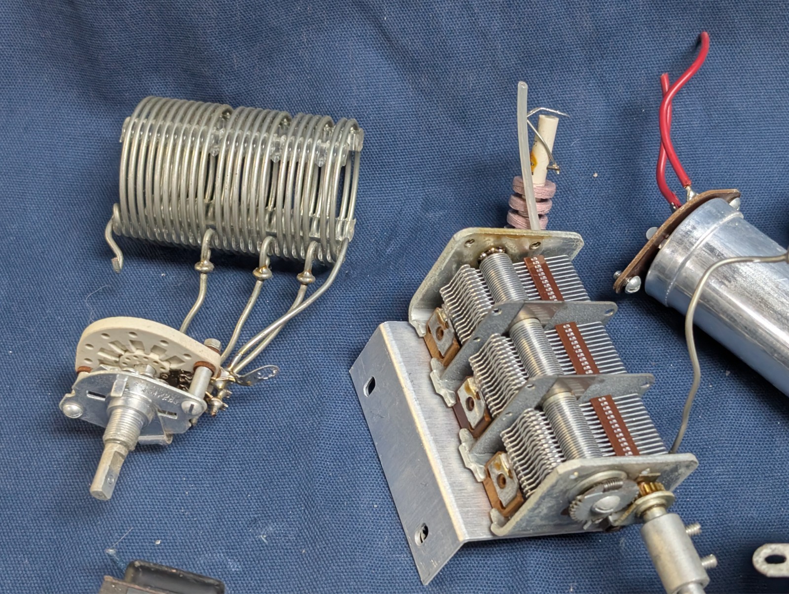 Heathkit Apache TX-1 Ham Radio Transmitter Various parts, Capacitors, tuners etc