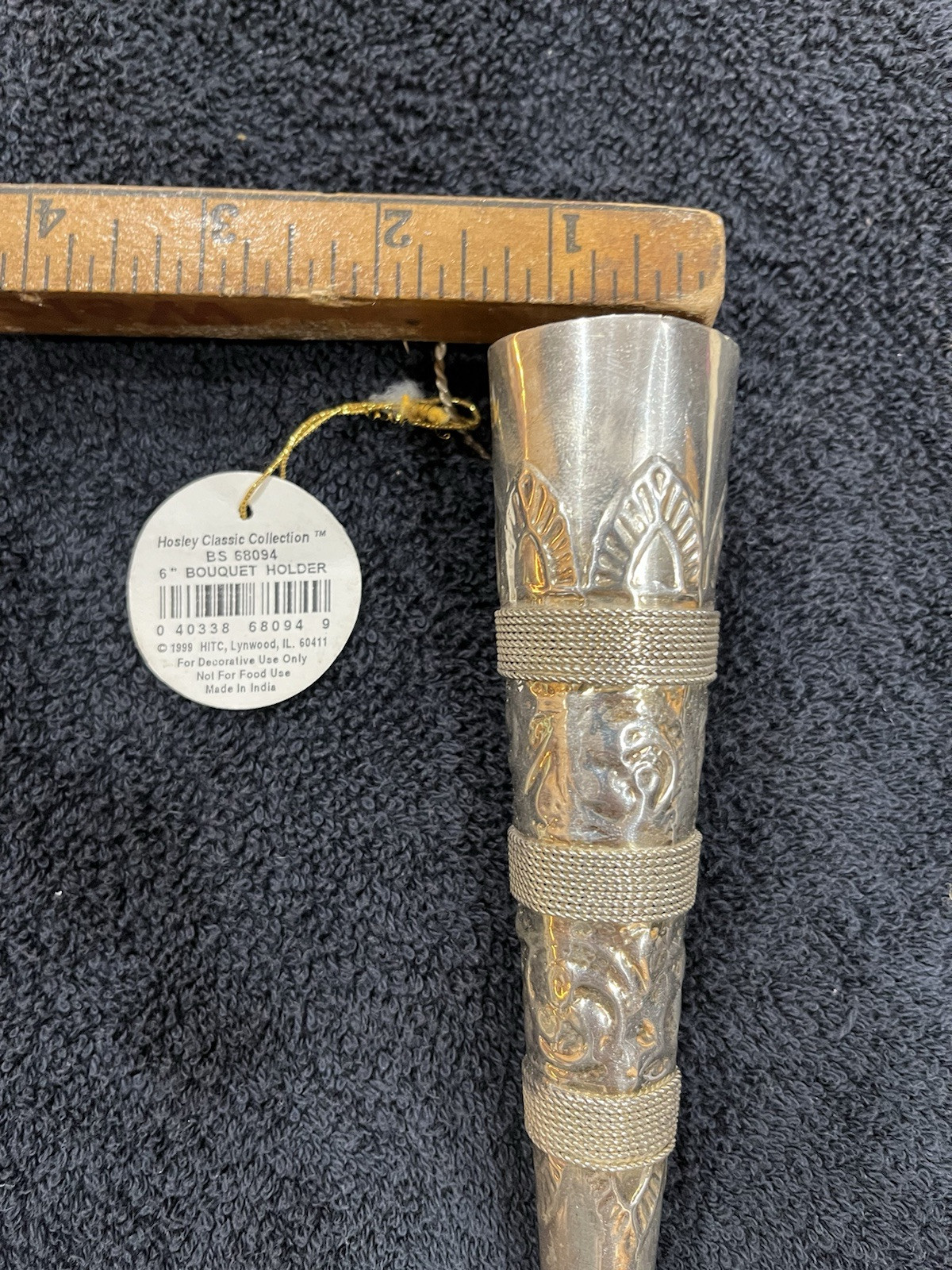 Vtg Hosley Tussie Mussie Bouquet Holder