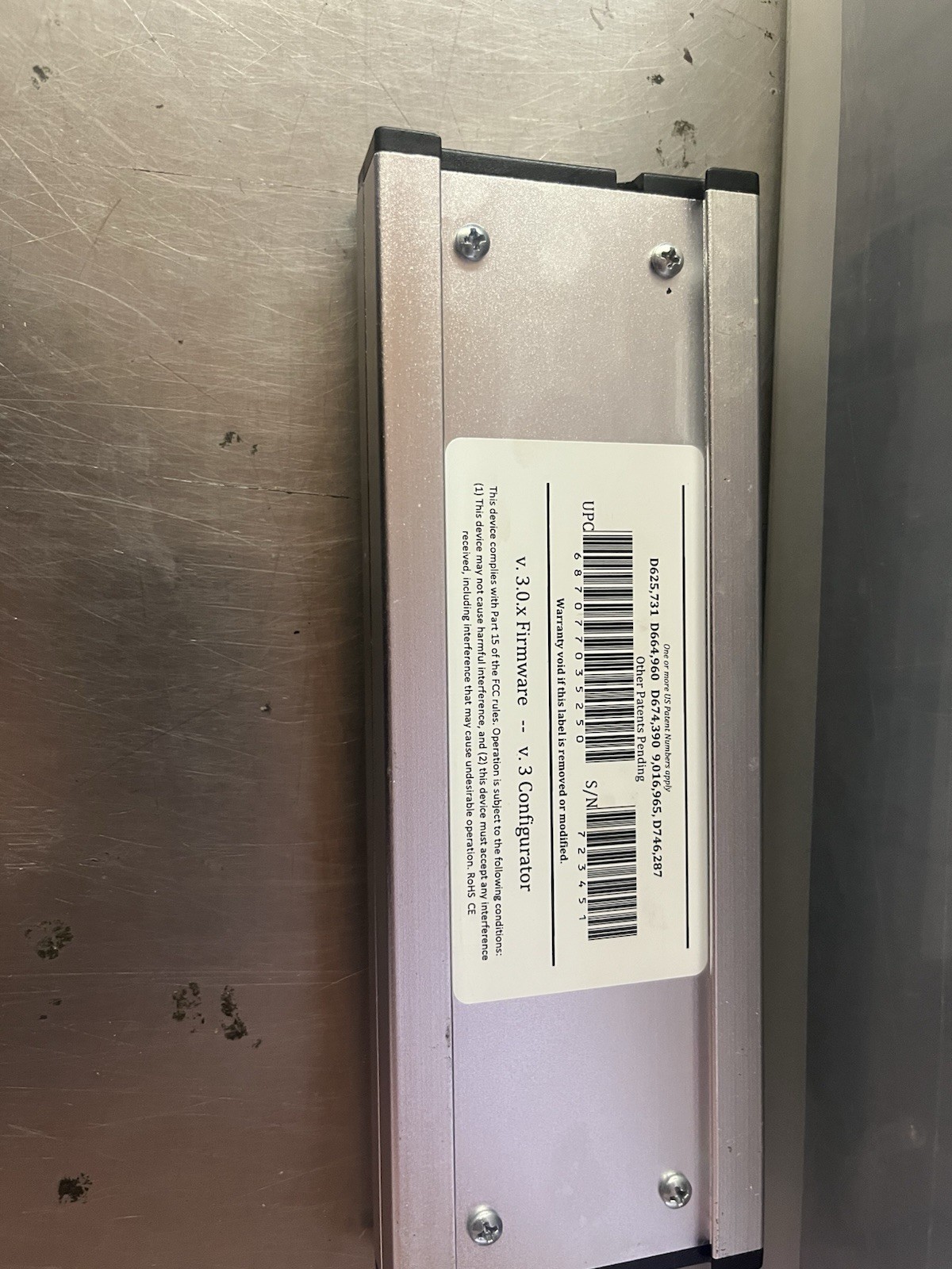 TDS BUMPBAR TDS-AL-20, V.3.0.X FIRMWARE - V.3 CONFIGURATOR - USB CONECCTION