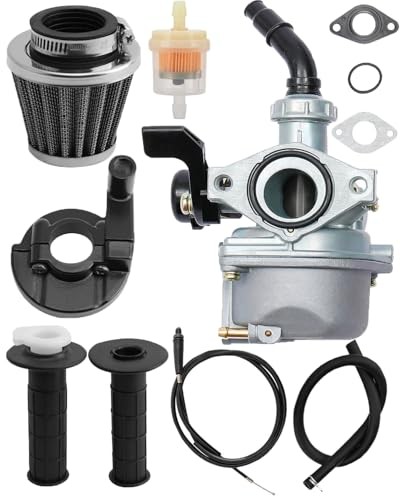 PZ19 Carburetor Compatible with 50cc 70cc Carburetor with Throttle Handle Grips