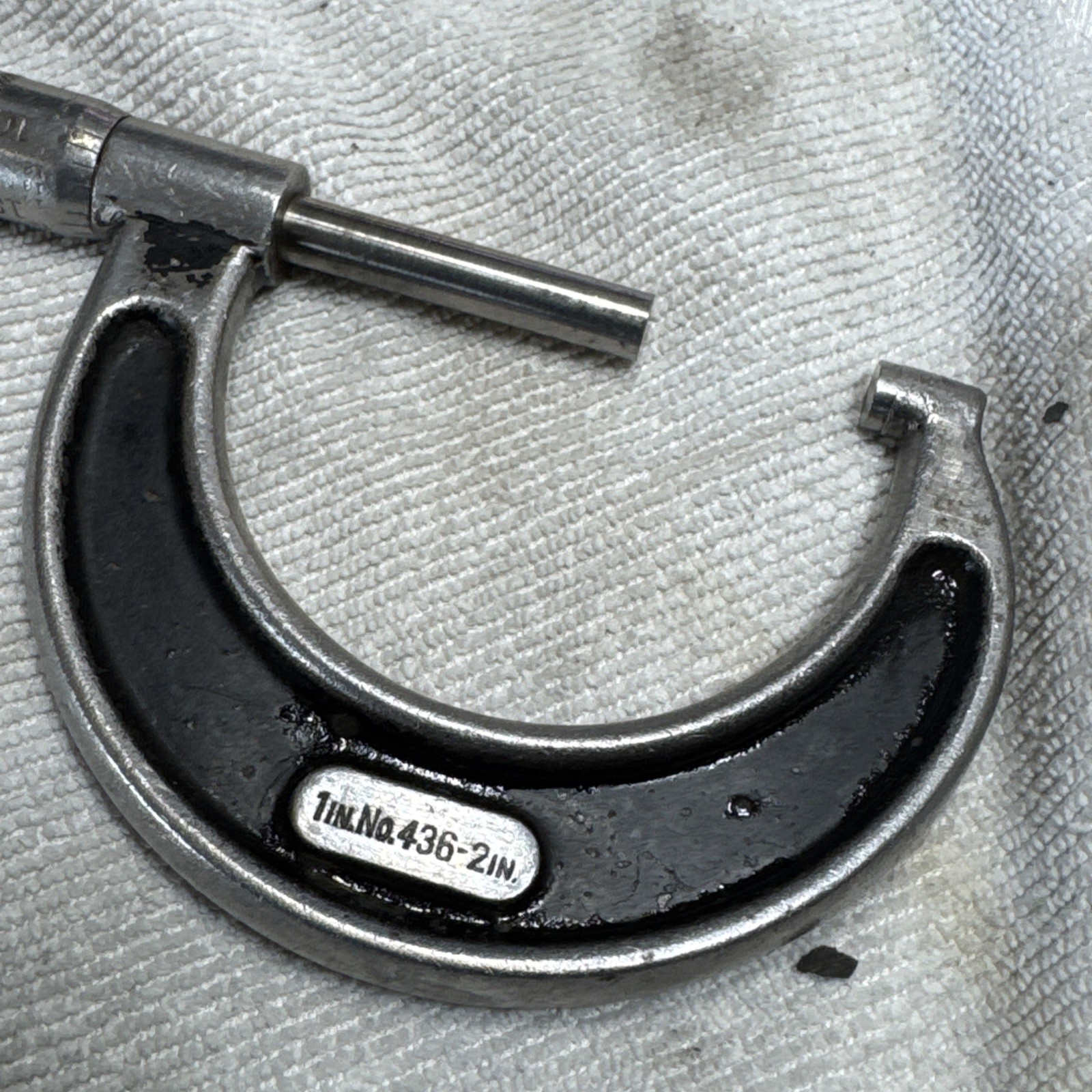 Starrett no. 436 Outside Micrometer 1-2" Range Enameled Calipers