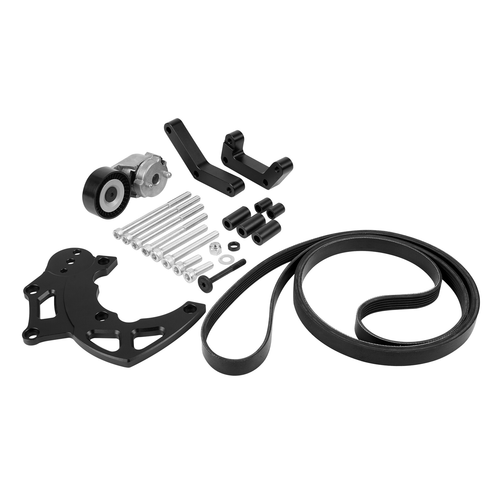 R4 AC Compressor High Mount Bracket Kit For LS Swap For Chevy GMC SUV Truck LQ9